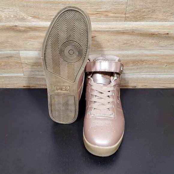 Fila Vulc 13 Metallic Rose Gold Sneakers Women's Size 7 - Picture 9 of 11